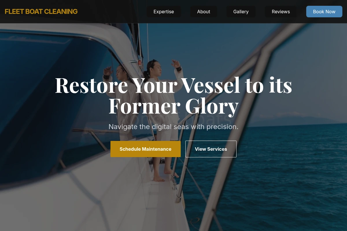 Fleet Boat Cleaning
